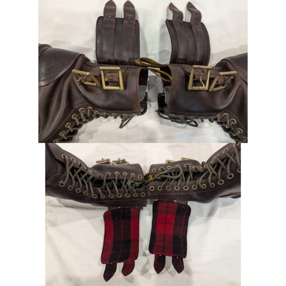 Dr. Martens Brock Lace Up Double Buckle Zip Utility Combat Unisex Boots 9M/10L - Picture 15 of 16